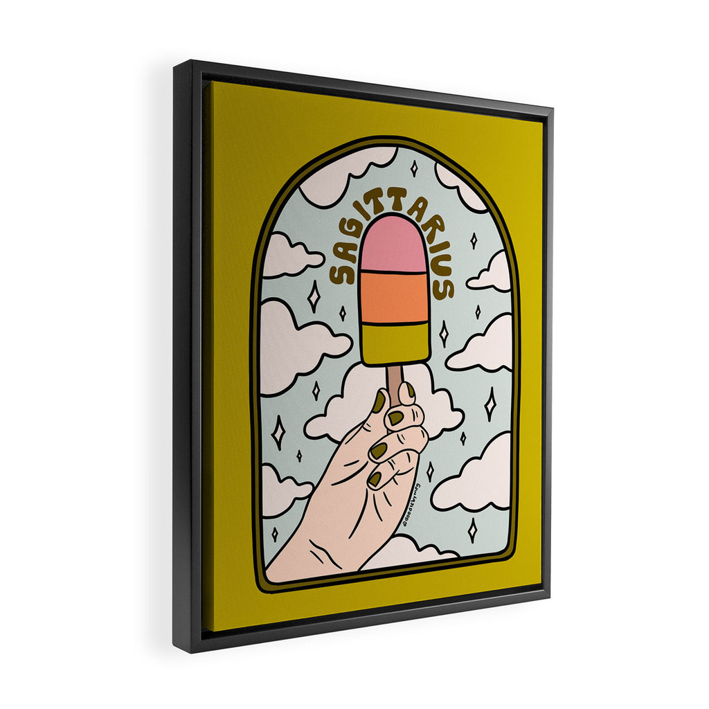Sagittarius Popsicle Framed Canvas Print Gallery Image 2
