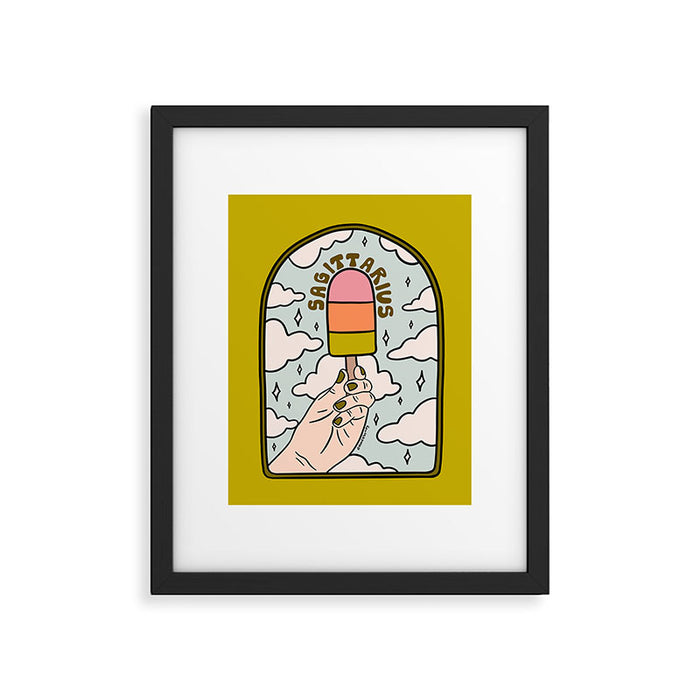 Sagittarius Popsicle Framed Art Print Gallery Image 1
