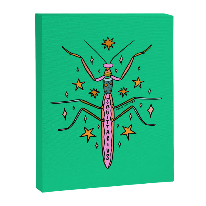 Sagittarius Praying Mantis Canvas Print Gallery Image 1