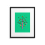 Sagittarius Praying Mantis Framed Art Print Gallery Image 6