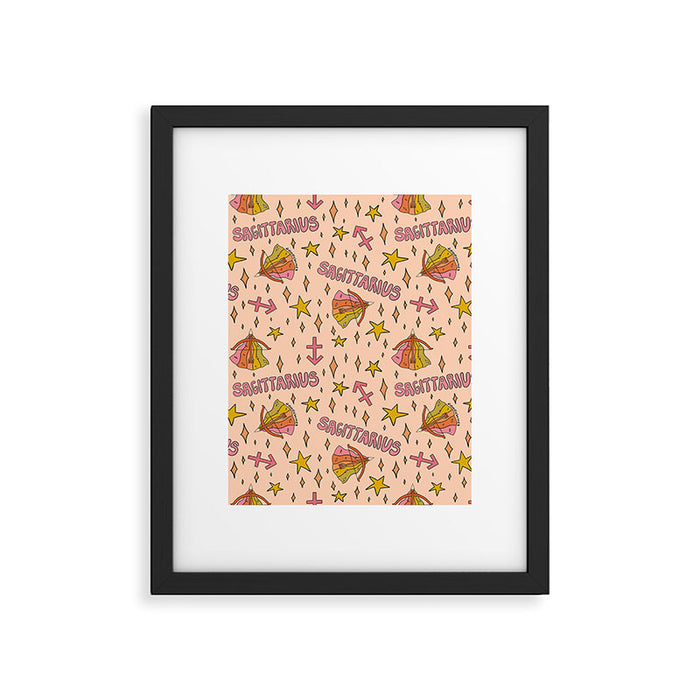 Sagittarius Print Framed Art Print Gallery Image 1