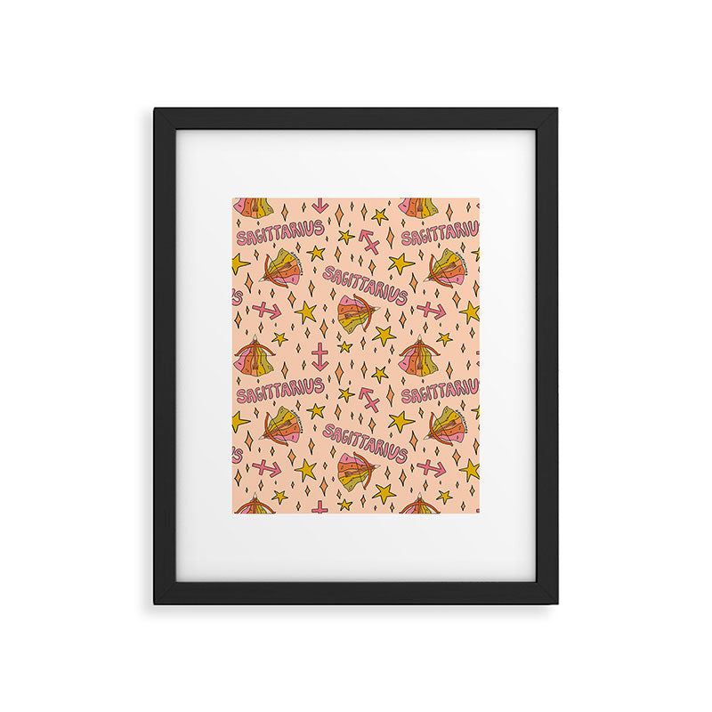 Sagittarius Print Framed Art Print Gallery Image 6
