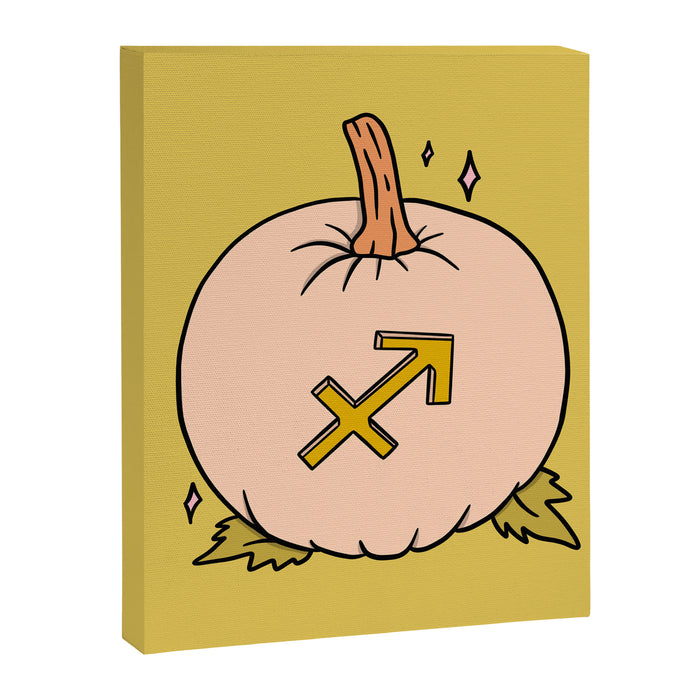 Sagittarius Pumpkin Canvas Print Gallery Image 1