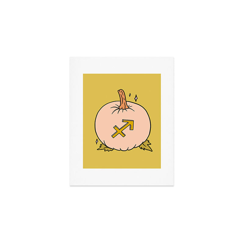 Sagittarius Pumpkin Art Print Gallery Image 1