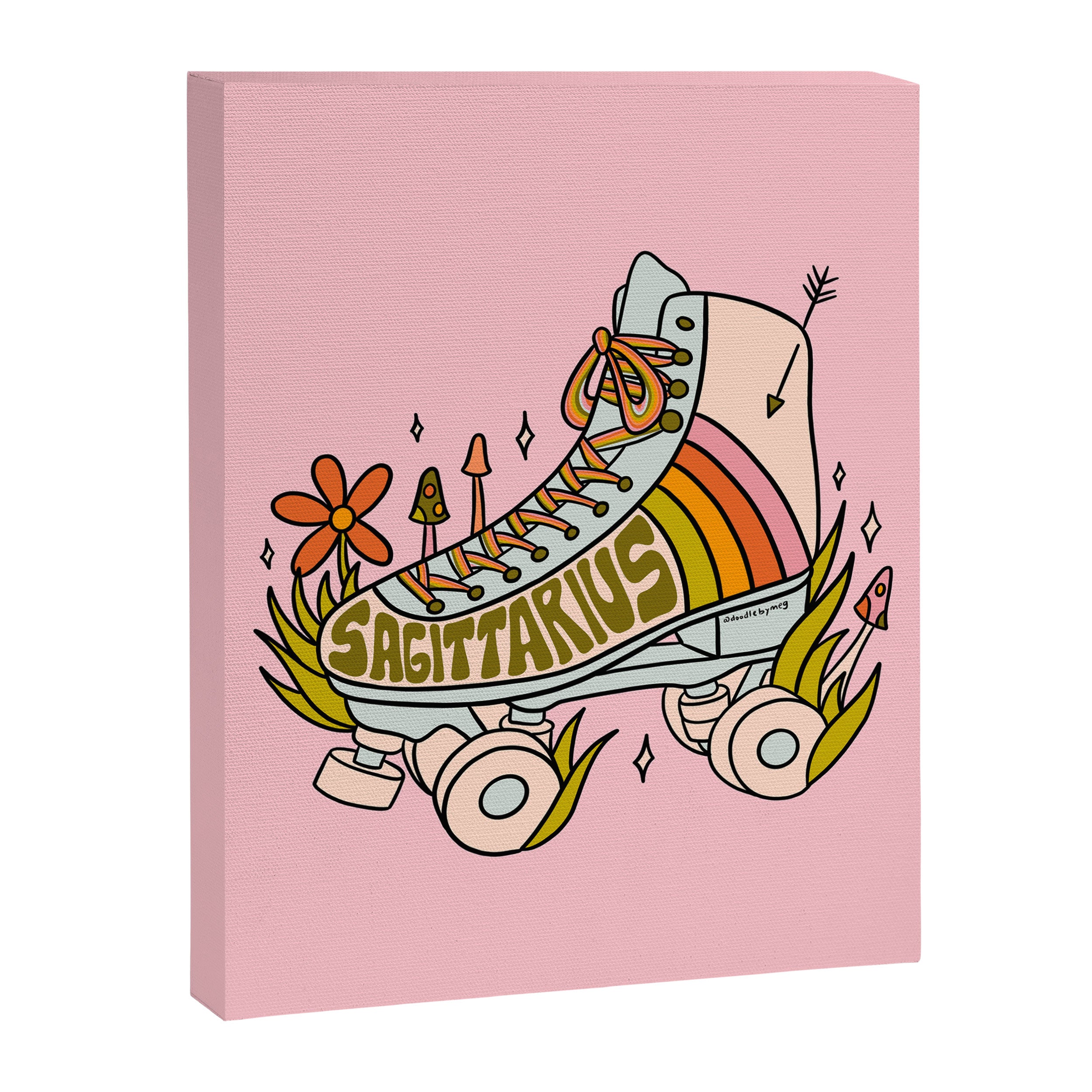 Sagittarius Roller Skate Canvas Print Gallery Image 8