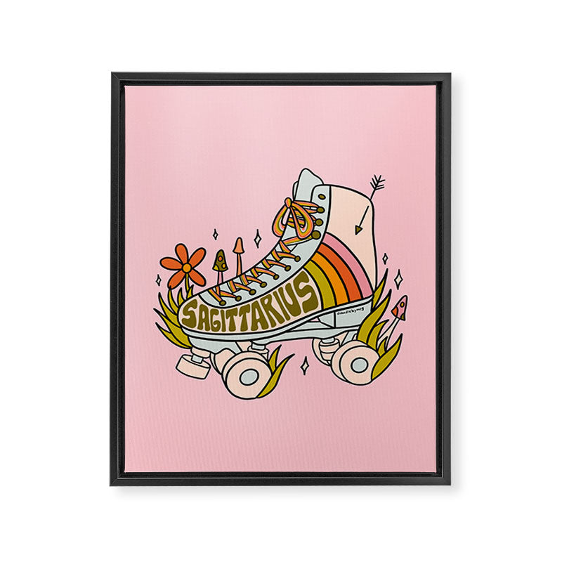 Sagittarius Roller Skate Framed Canvas Print Gallery Image 8