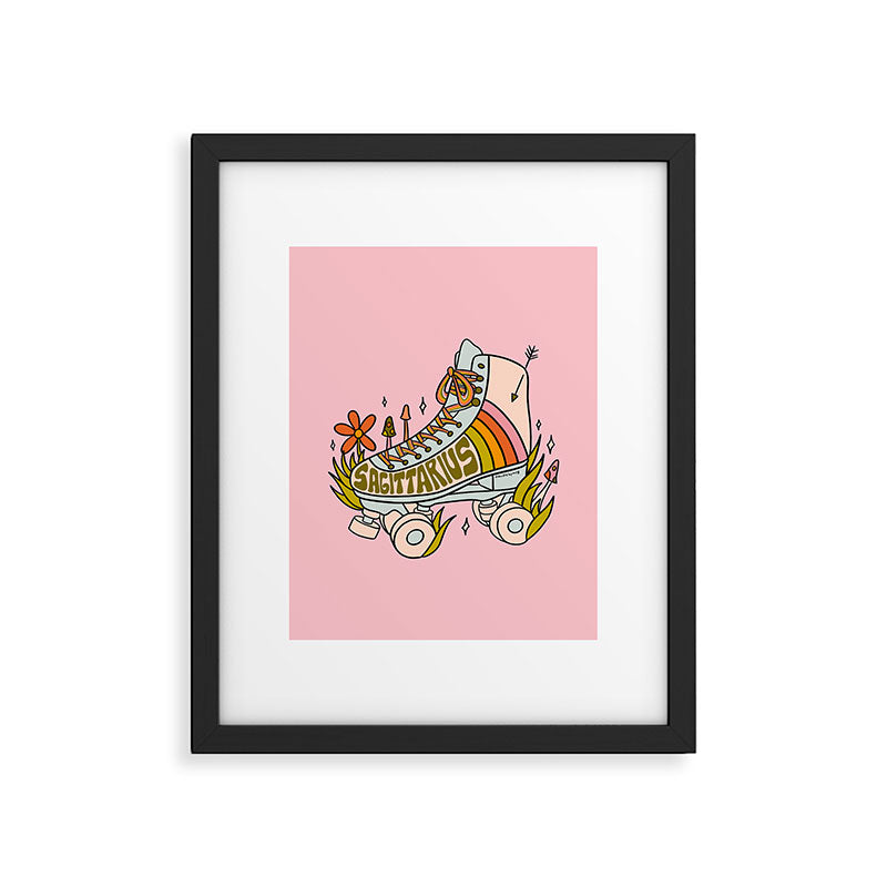 Sagittarius Roller Skate Framed Art Print Gallery Image 6