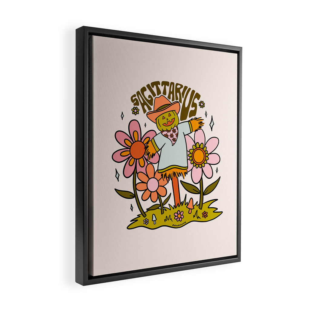 Sagittarius Scarecrow Framed Canvas Print Gallery Image 2