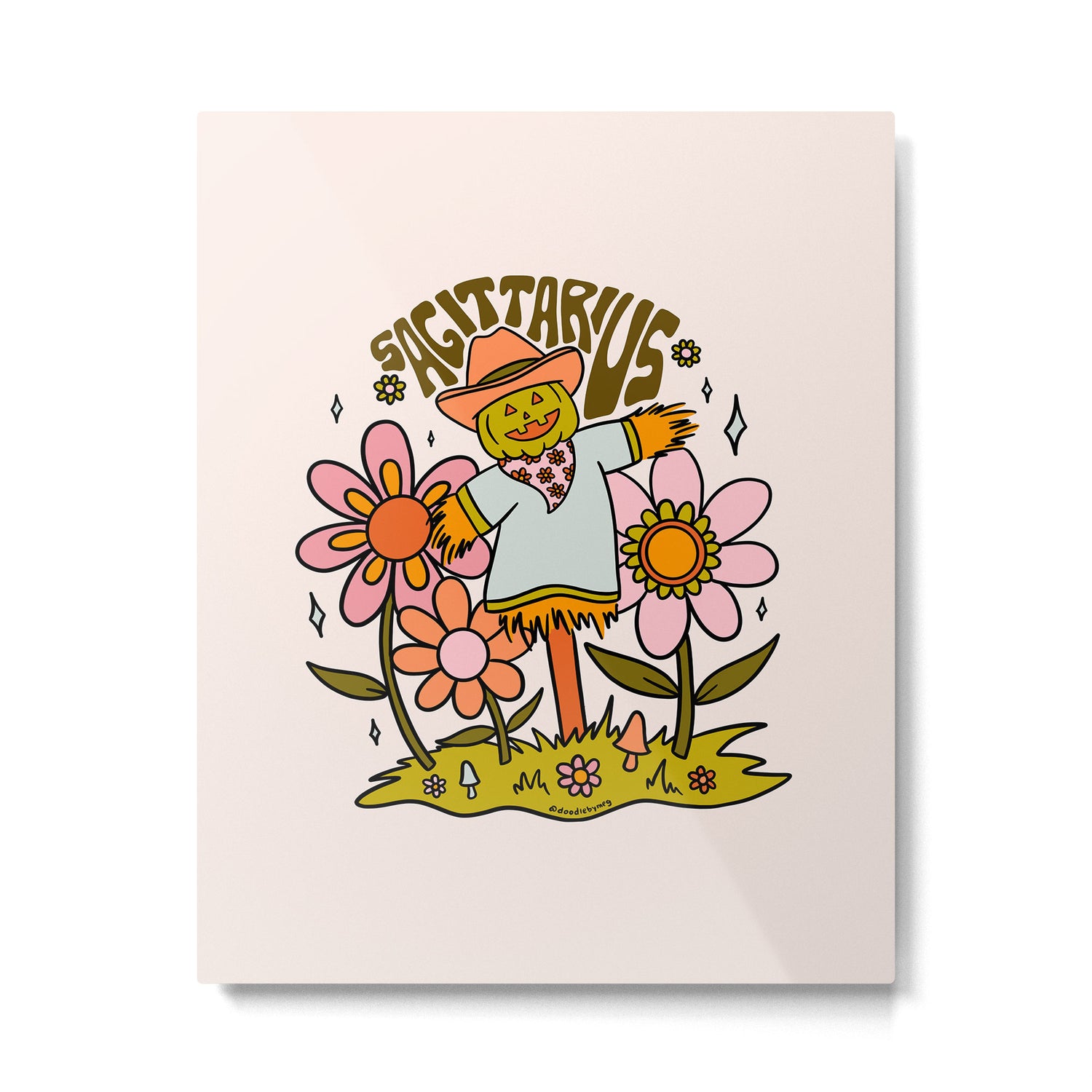 Sagittarius Scarecrow Metal Print Gallery Image 6