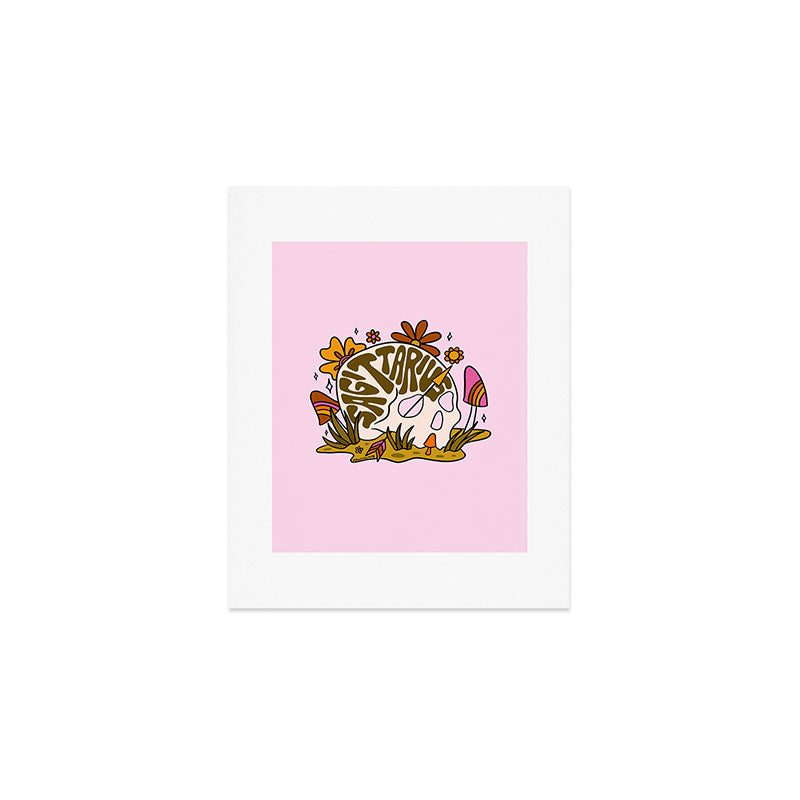 Sagittarius Skull Art Print Gallery Image 1