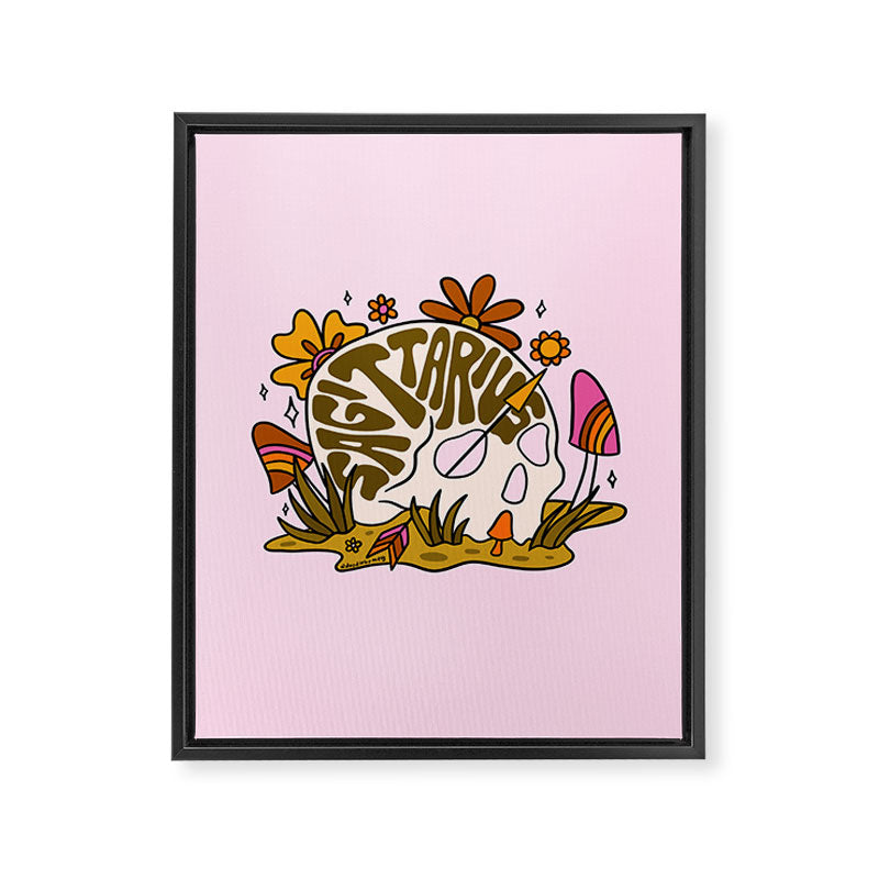 Sagittarius Skull Framed Canvas Print Gallery Image 8