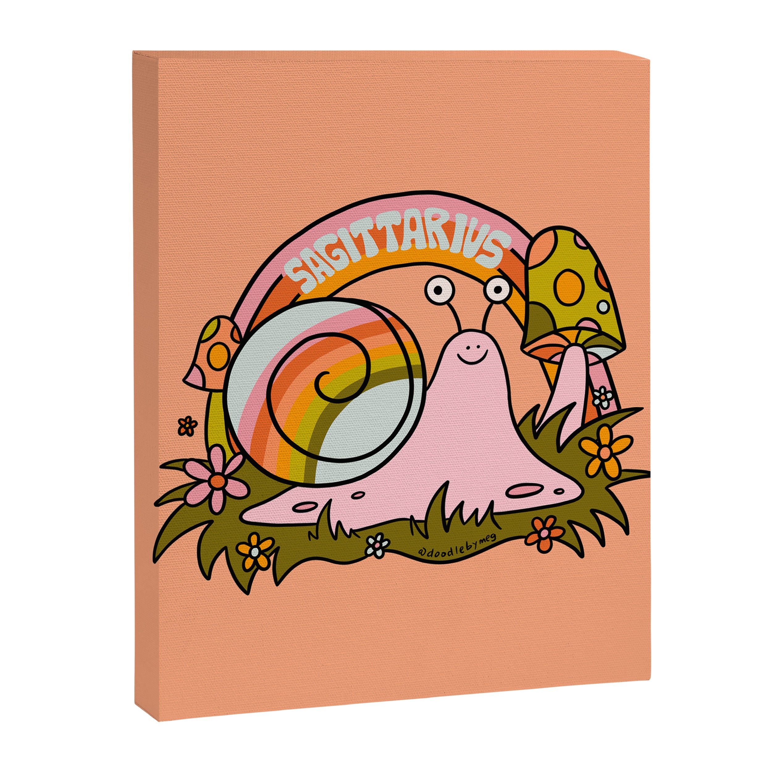 Sagittarius Snail Canvas Print Gallery Image 8