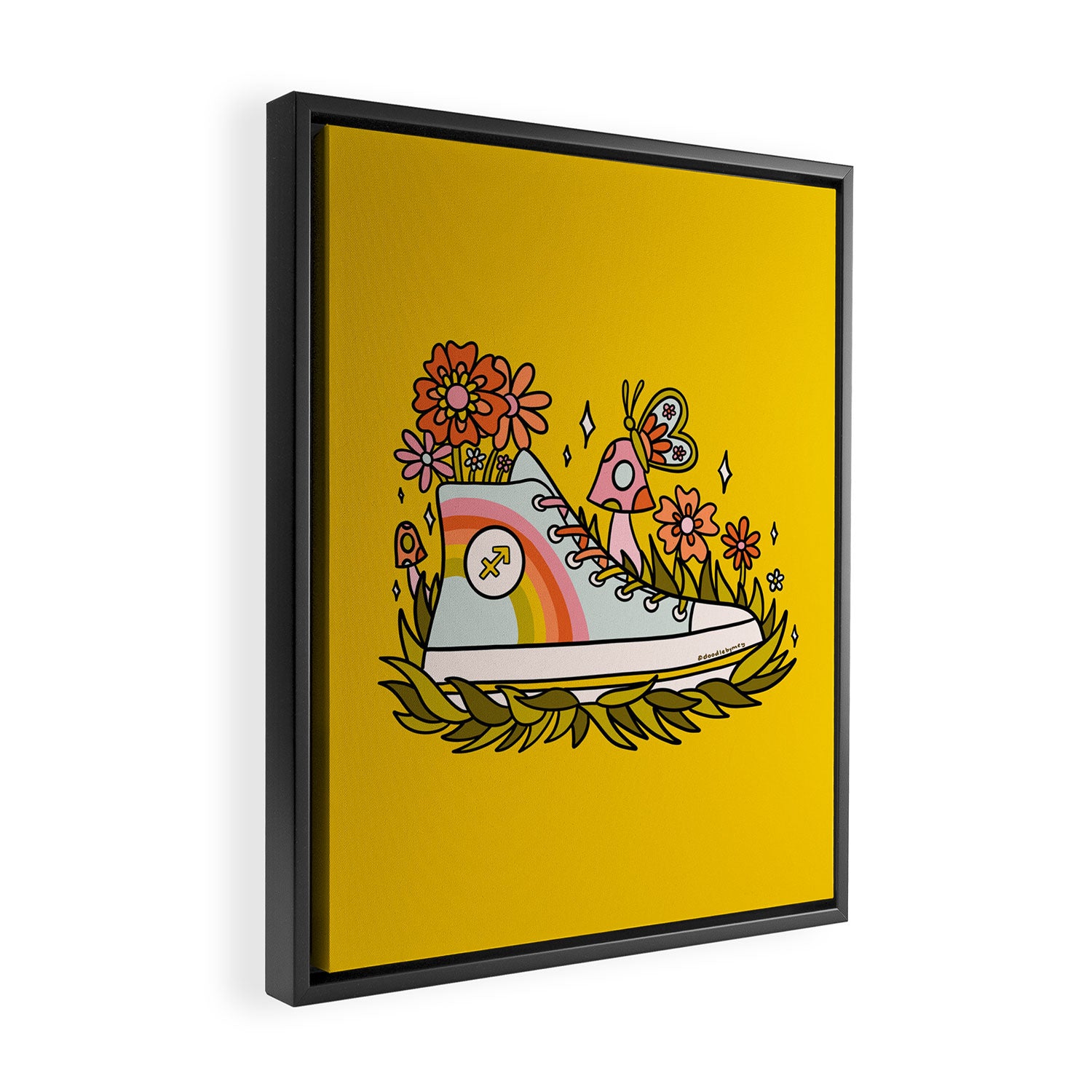 Sagittarius Sneaker Framed Canvas Print Gallery Image 2