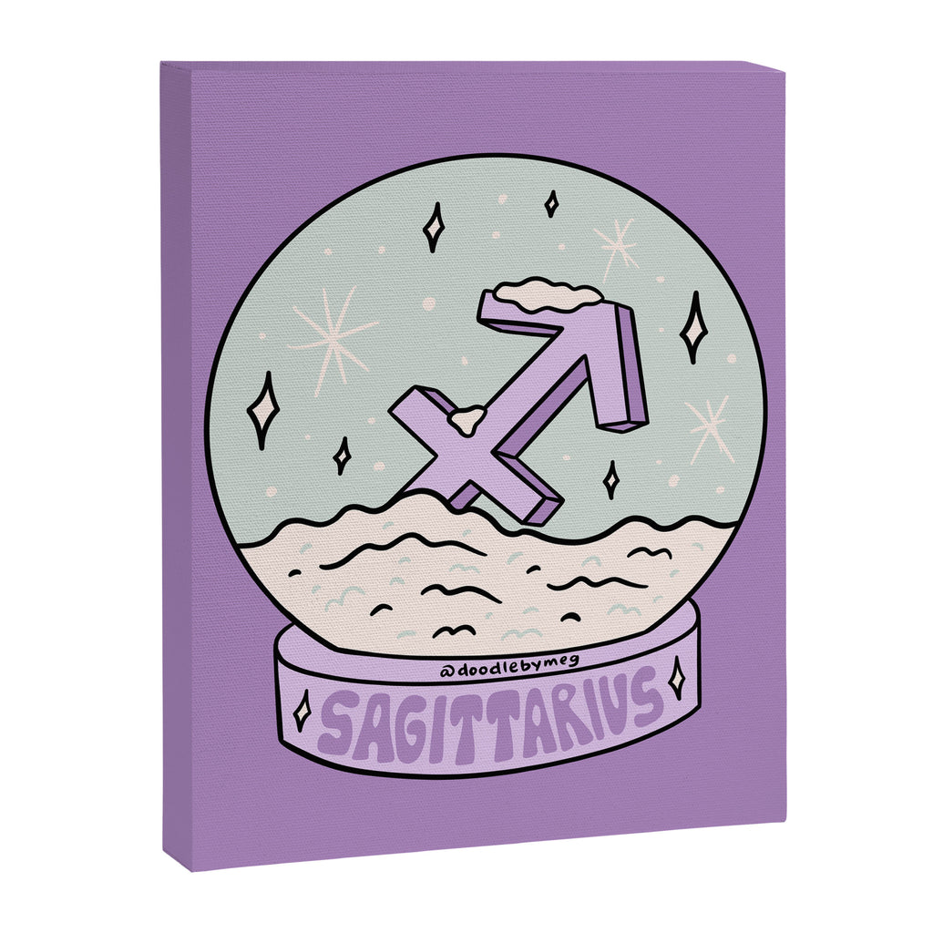 Sagittarius Snow Globe Canvas Print Gallery Image 8