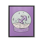Sagittarius Snow Globe Framed Canvas Print Gallery Image 8