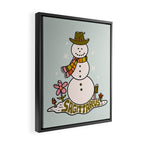 Sagittarius Snowman Framed Canvas Print Gallery Image 2