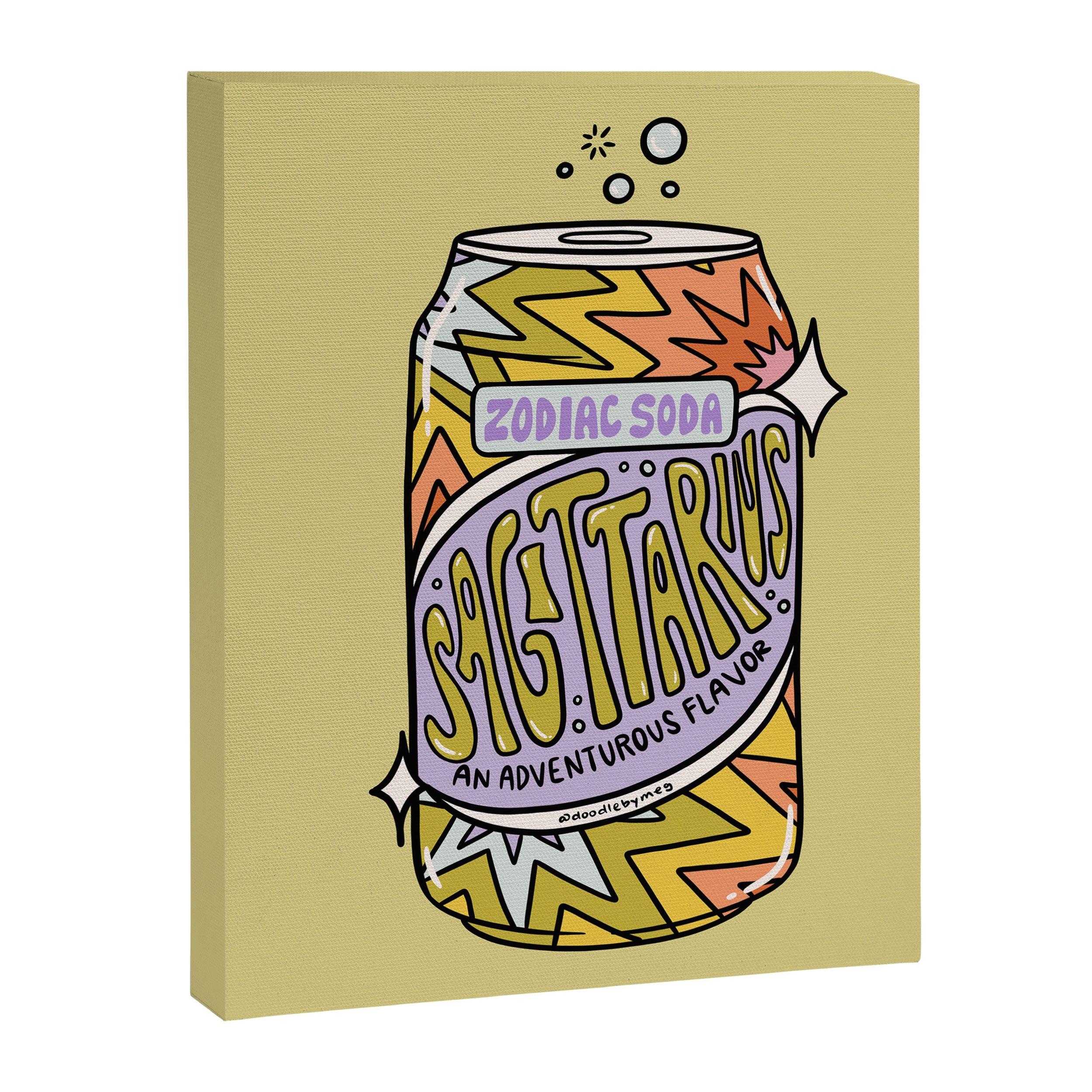 Sagittarius Soda Canvas Print Gallery Image 6