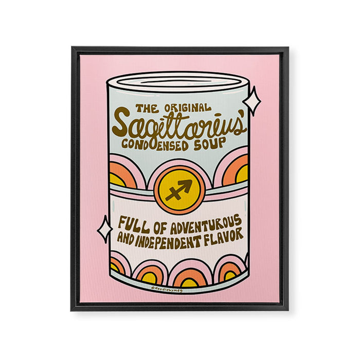 Sagittarius Soup Framed Canvas Print Gallery Image 1