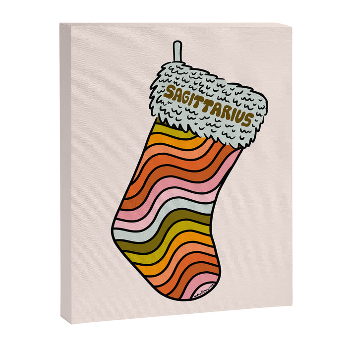 Sagittarius Stocking Canvas Print Gallery Image 1