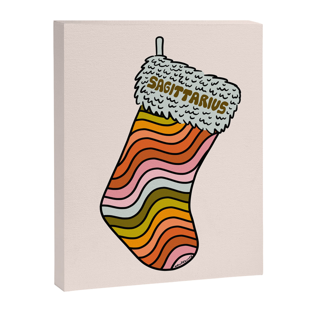 Sagittarius Stocking Canvas Print Gallery Image 8