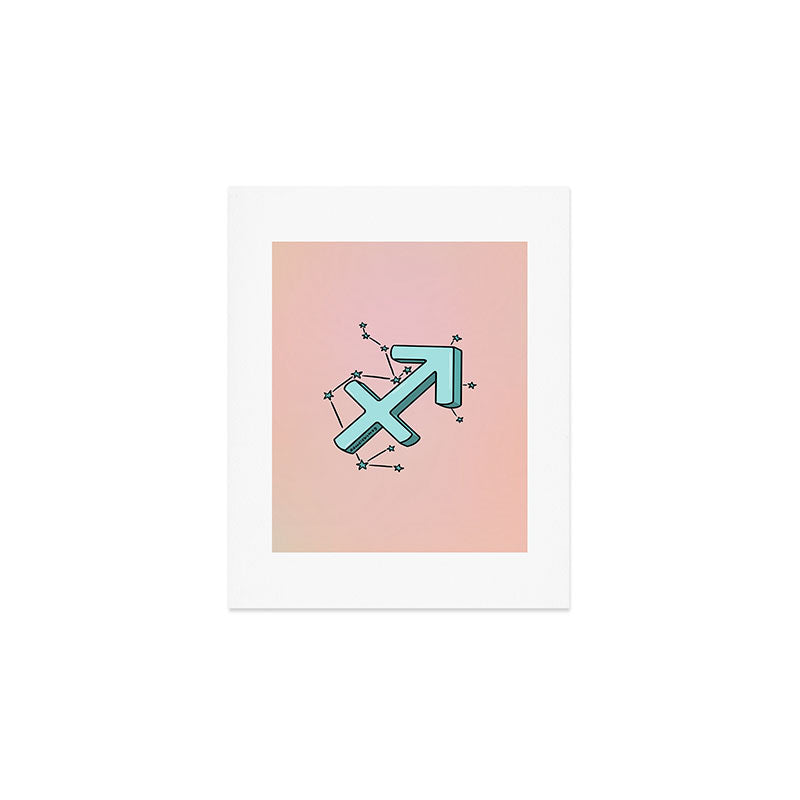 Sagittarius Symbol Art Print Gallery Image 1