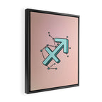 Sagittarius Symbol Framed Canvas Print Gallery Image 2