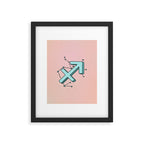 Sagittarius Symbol Framed Art Print Gallery Image 6