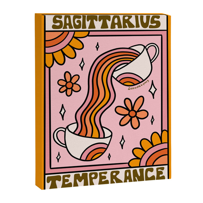 Sagittarius Tarot Card Canvas Print Gallery Image 1