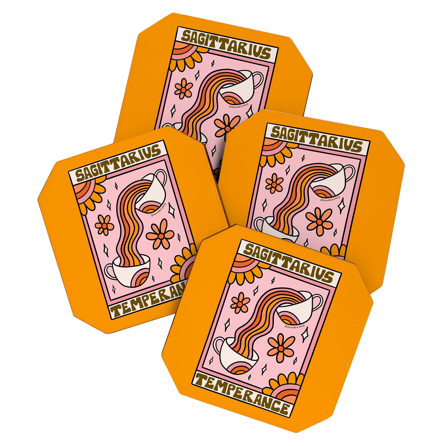 Sagittarius Tarot Card Coaster Gallery Image 1