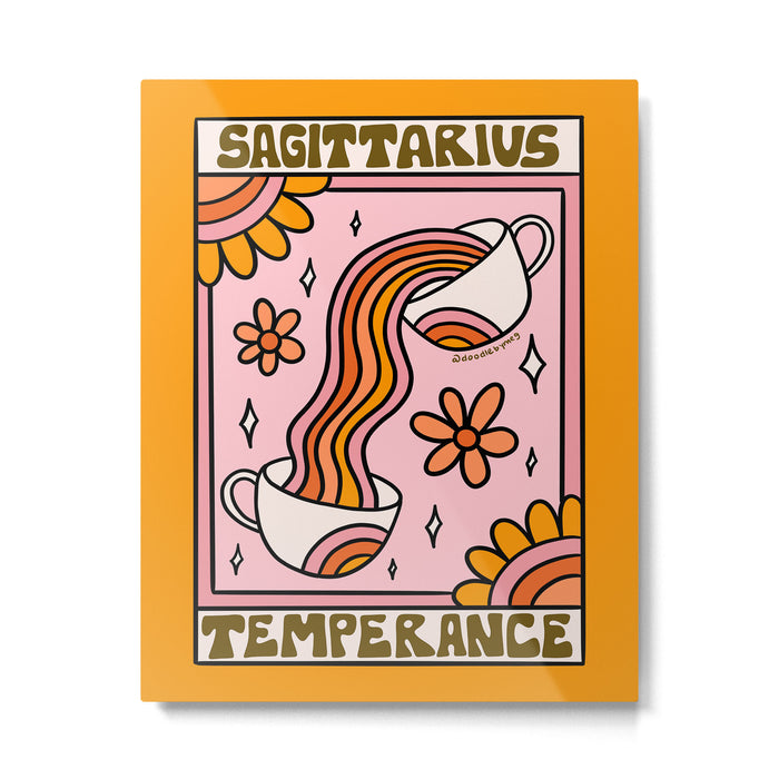 Sagittarius Tarot Card Metal Print Gallery Image 1