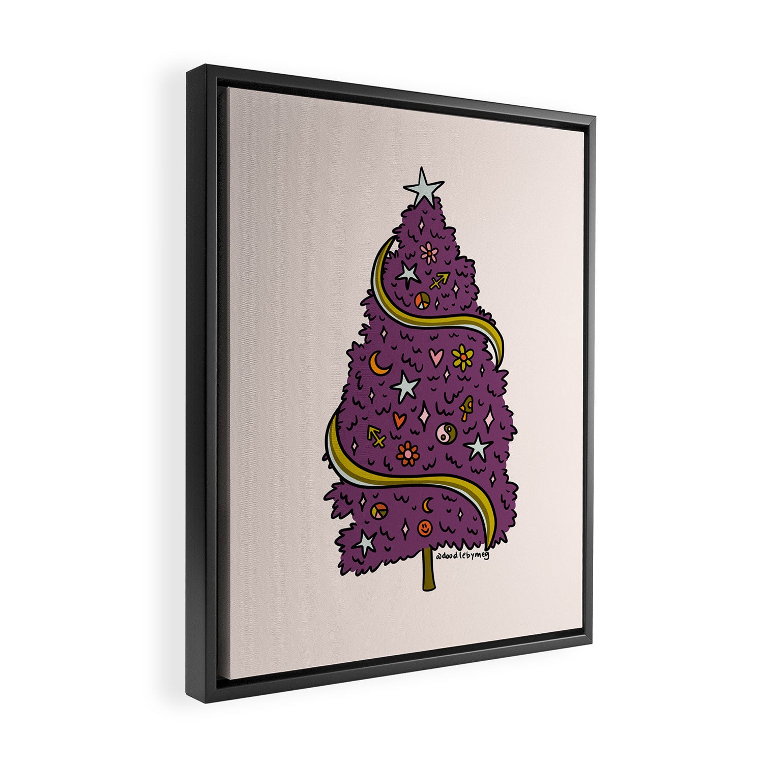 Sagittarius Tree Framed Canvas Print Gallery Image 2