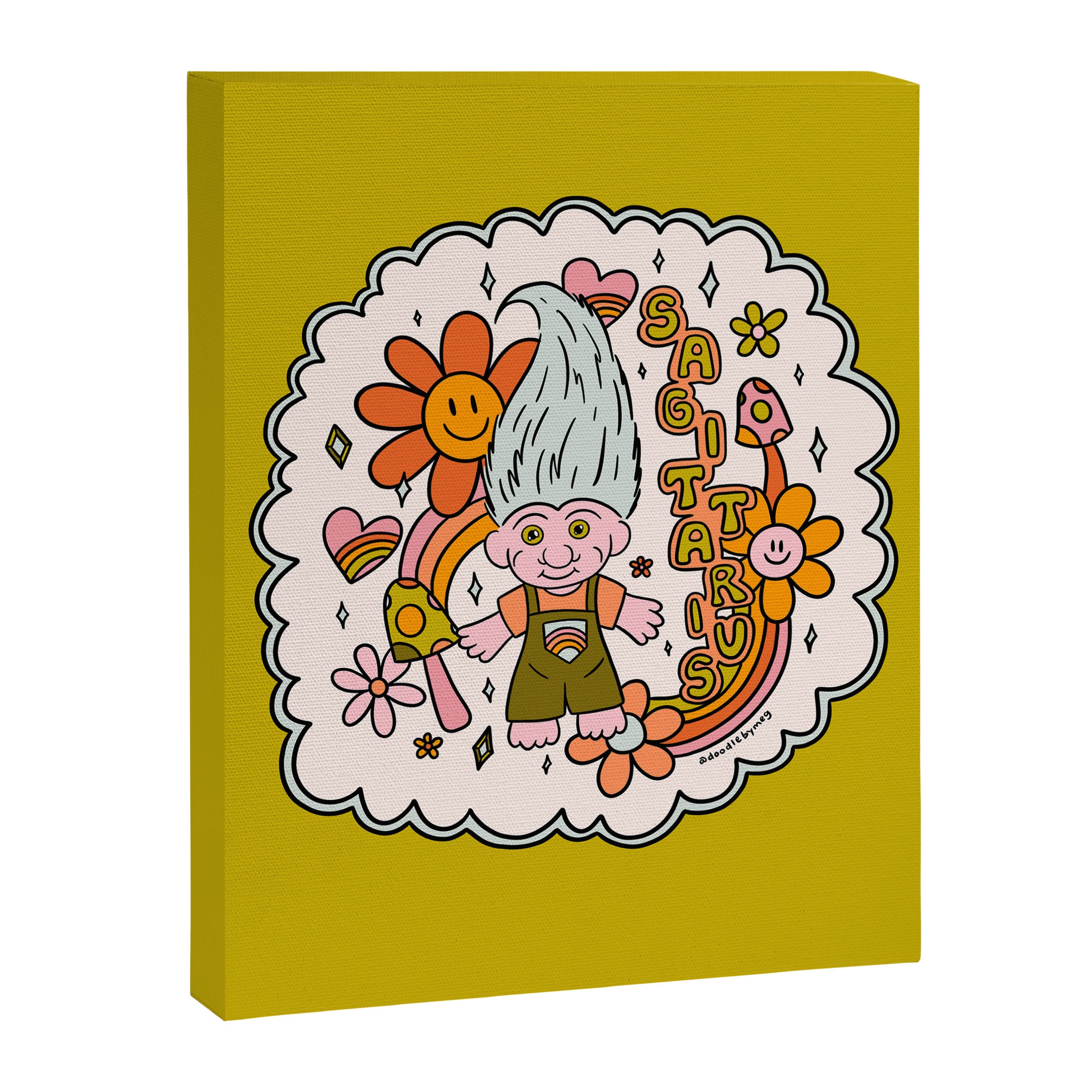 Sagittarius Troll Canvas Print Gallery Image 8