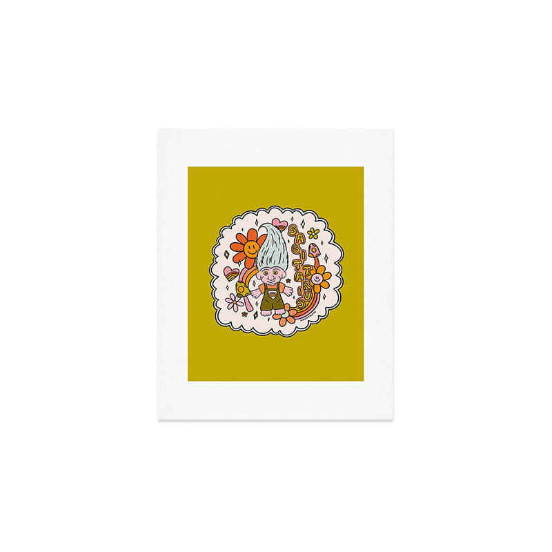 Sagittarius Troll Art Print Gallery Image 1