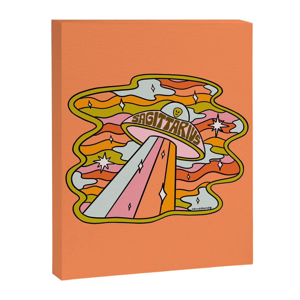 Sagittarius UFO Canvas Print Gallery Image 8