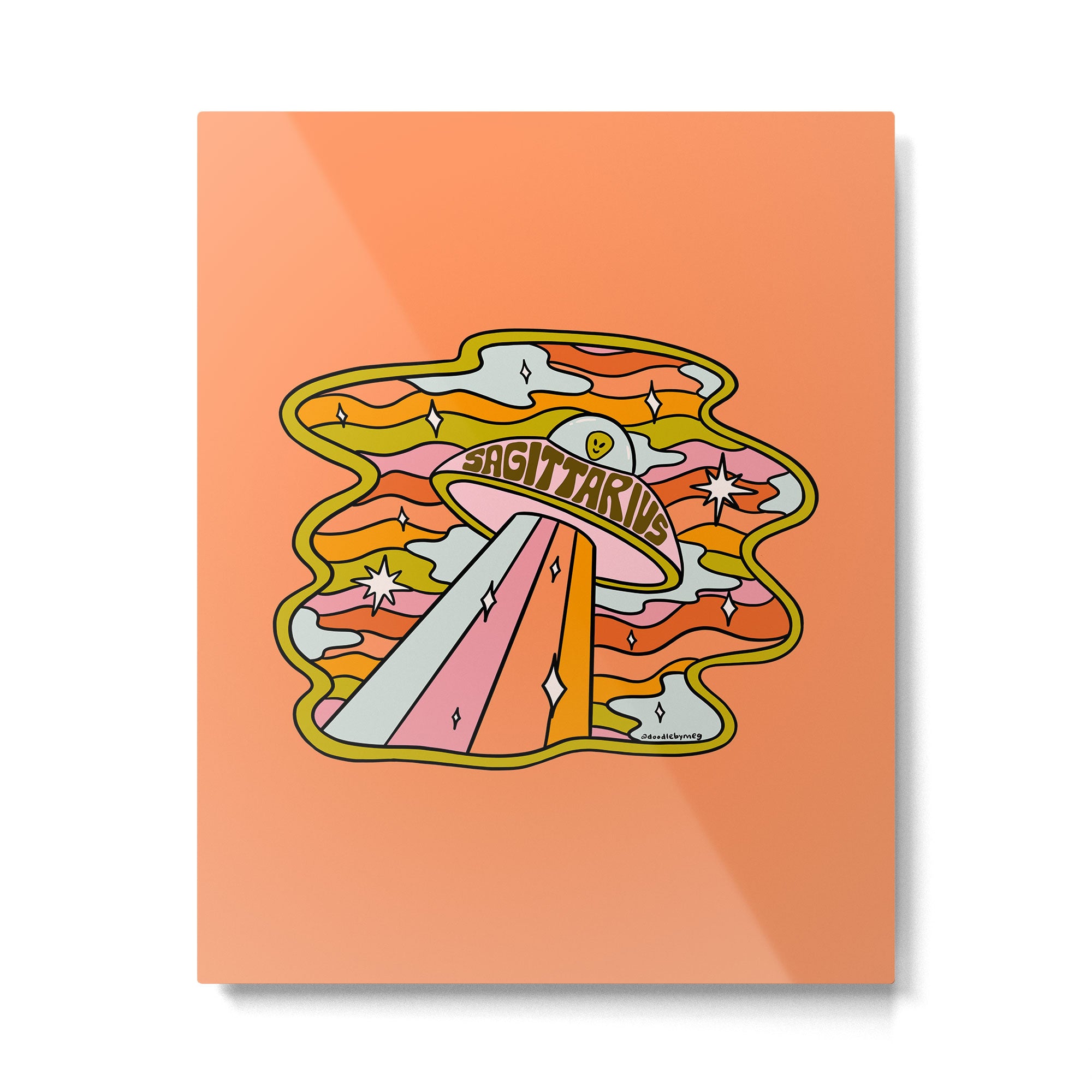 Sagittarius UFO Metal Print Gallery Image 6