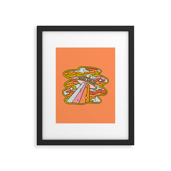 Sagittarius UFO Framed Art Print Gallery Image 1