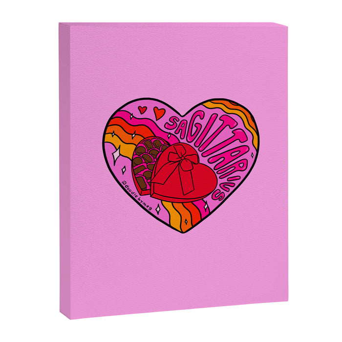 Sagittarius Valentine Canvas Print Gallery Image 1