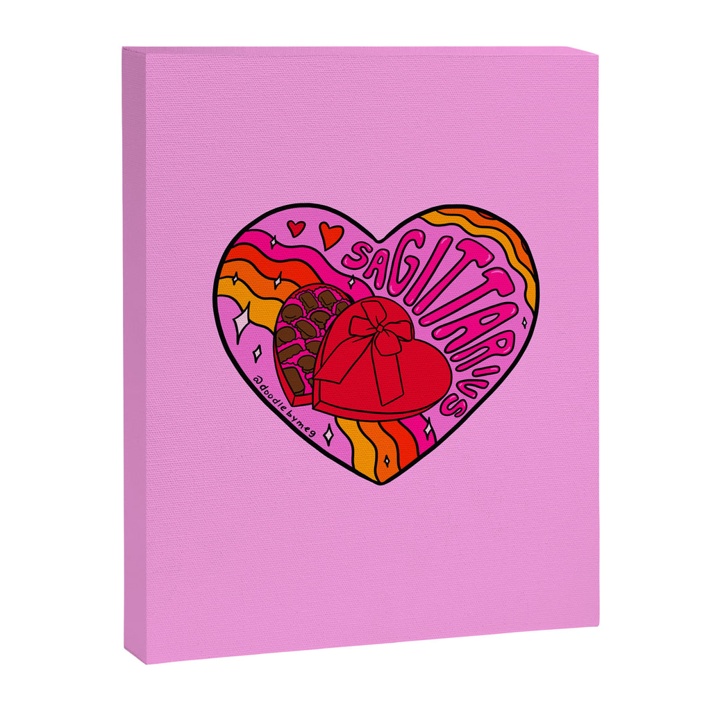 Sagittarius Valentine Canvas Print Gallery Image 8