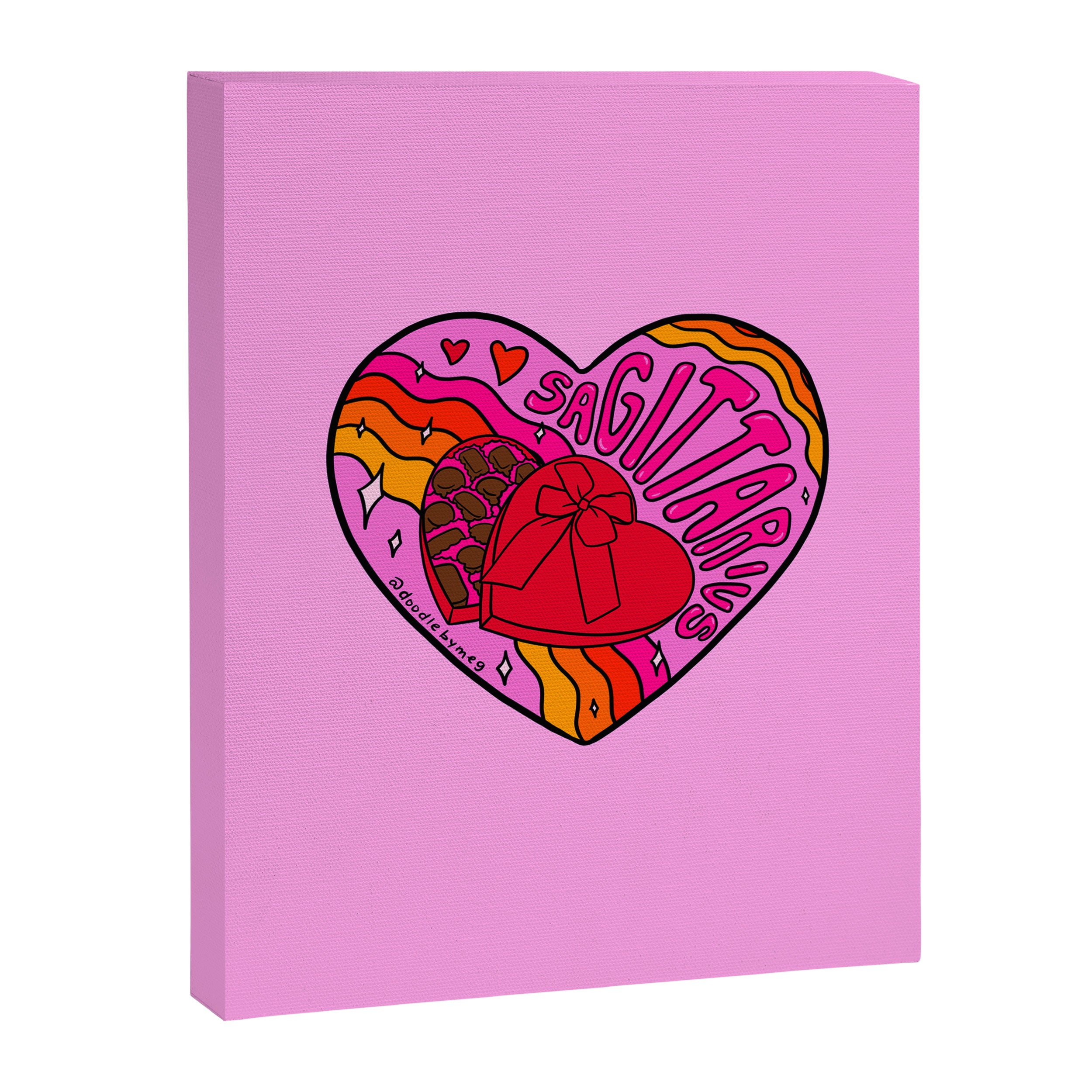 Sagittarius Valentine Canvas Print Gallery Image 8