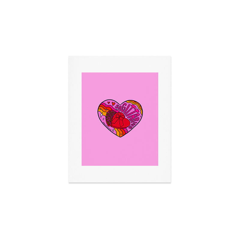 Sagittarius Valentine Art Print Gallery Image 1