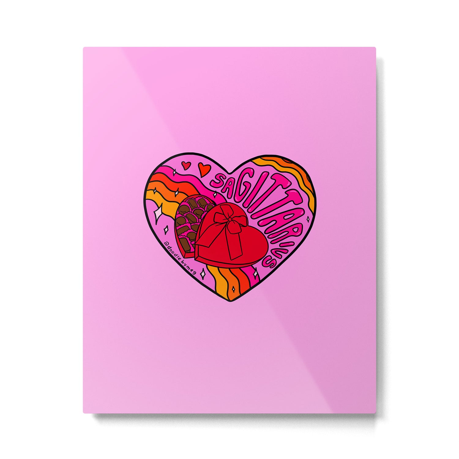 Sagittarius Valentine Metal Print Gallery Image 6