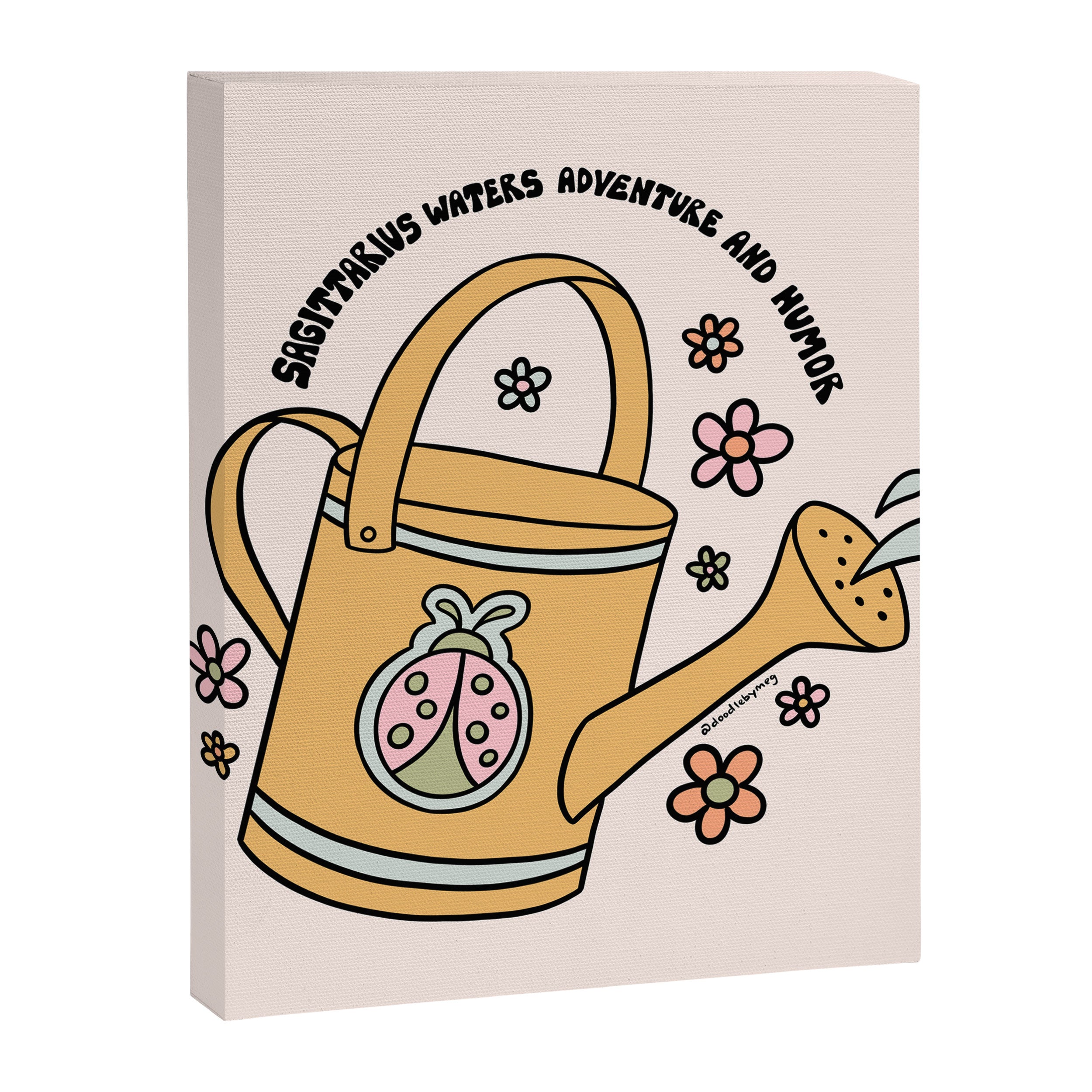Sagittarius Watering Can Canvas Print Gallery Image 8