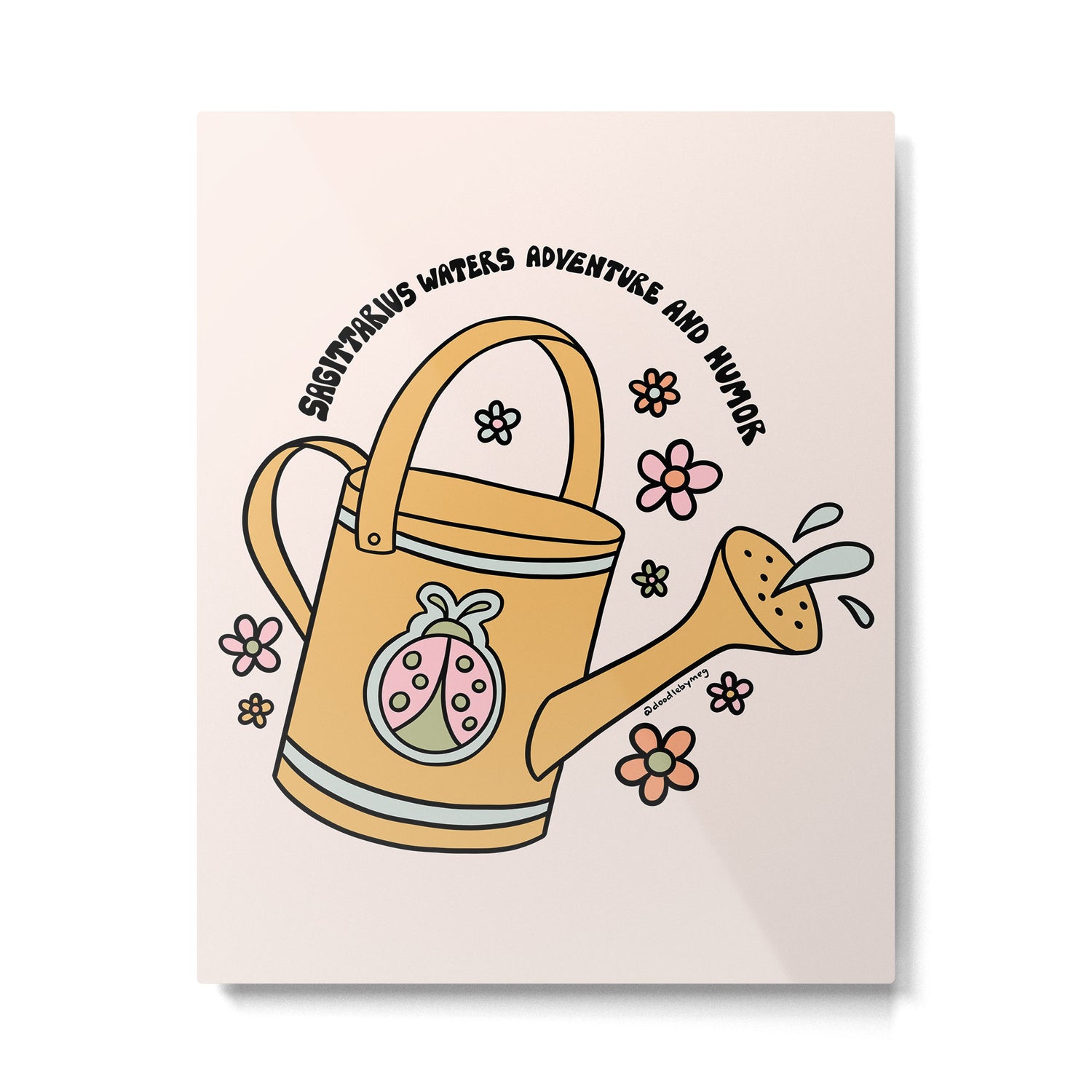 Sagittarius Watering Can Metal Print Gallery Image 6