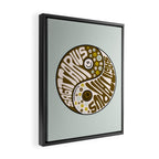 Sagittarius Yin Yang Framed Canvas Print Gallery Image 2