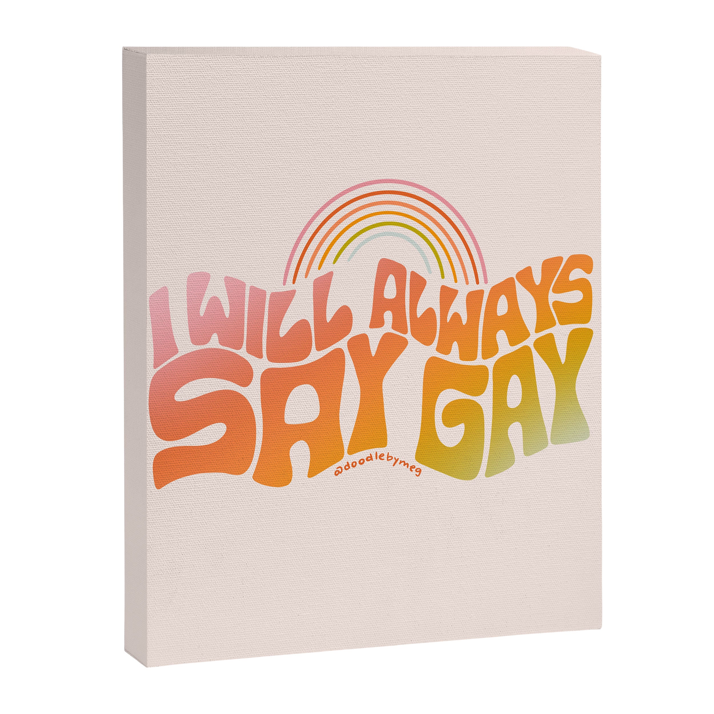 Say Gay Canvas Print Gallery Image 8