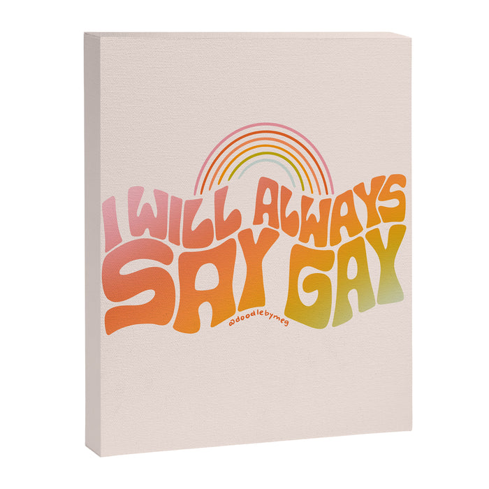 Say Gay Canvas Print Gallery Image 1