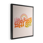 Say Gay Framed Canvas Print Gallery Image 2