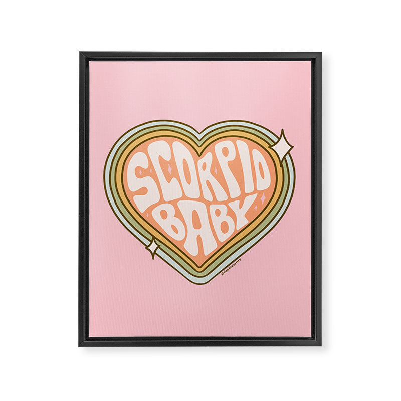 Scorpio Baby Framed Canvas Print Gallery Image 8