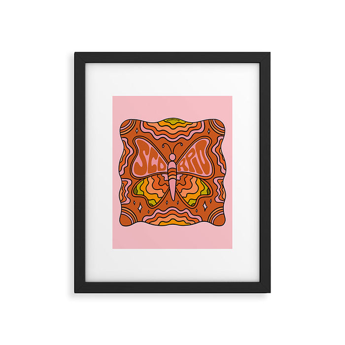 Scorpio Butterfly Framed Art Print Gallery Image 1