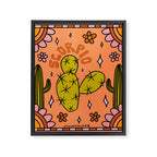 Scorpio Cactus Framed Canvas Print Gallery Image 8